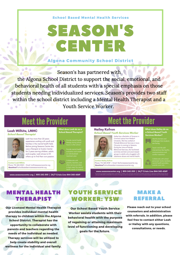 School Based Mental Health Services
