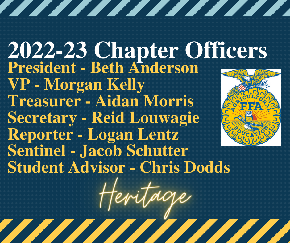 FFA 2022-2023 officers