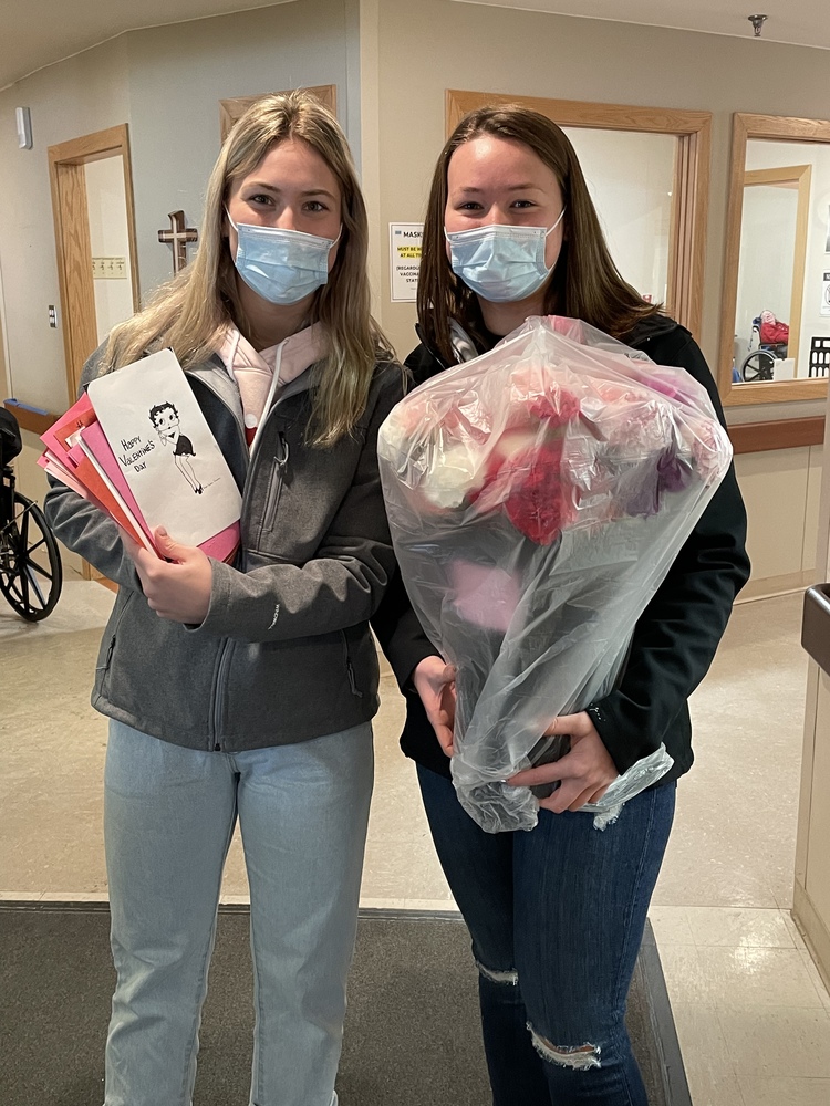 Valentine's flowers to nursing home residents