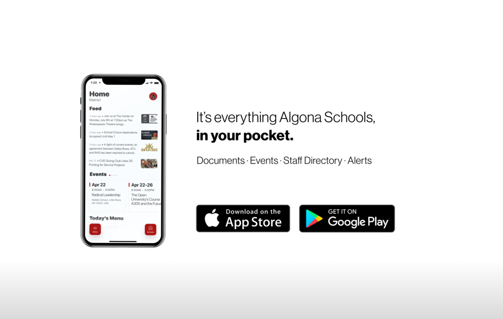 Algona School District app