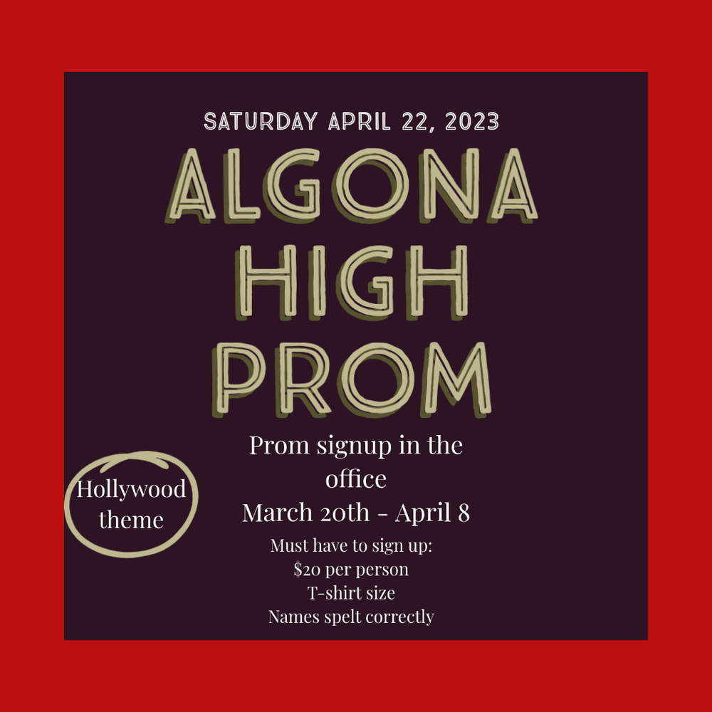 Prom sign up 2023