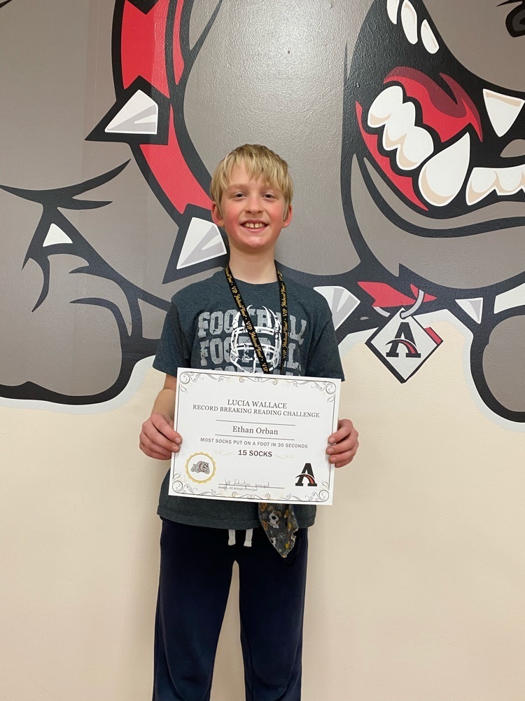 Ethan with award