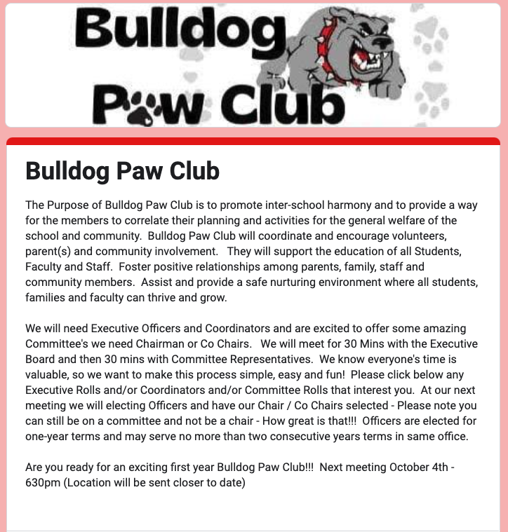Bulldog Paw Club