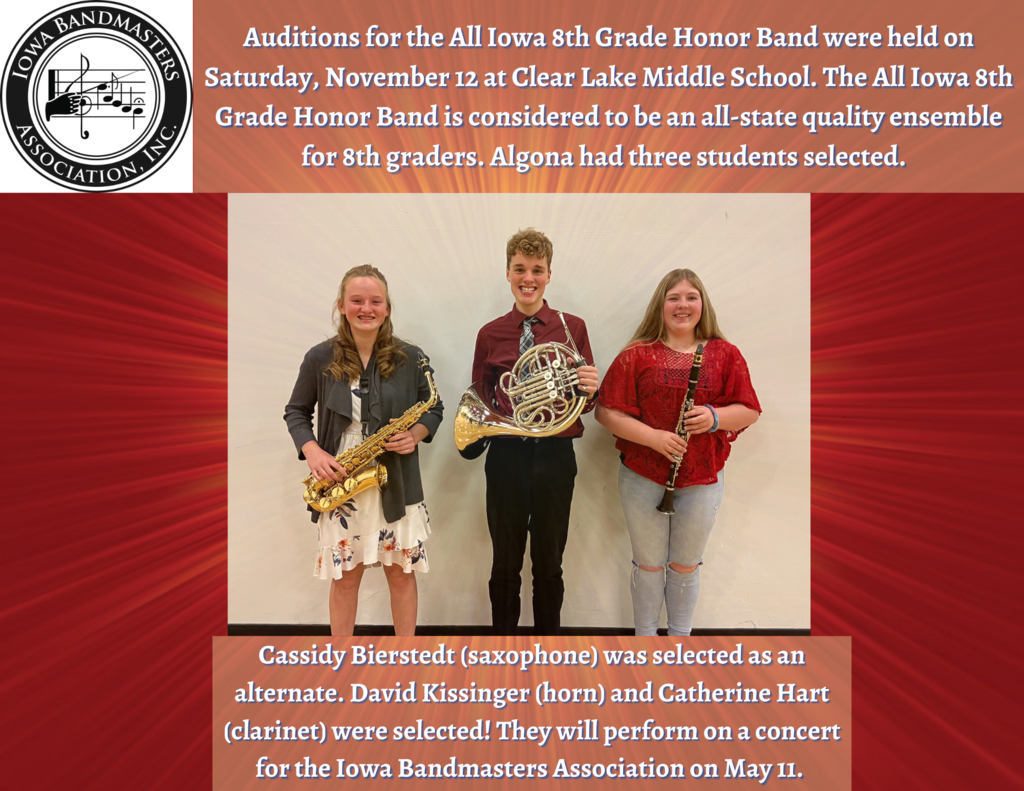 All Iowa 8th Grade Honor Band