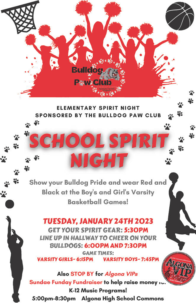 School Spirit Night Flyer